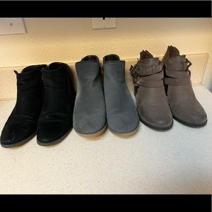 Bundle of booties (3 pairs)